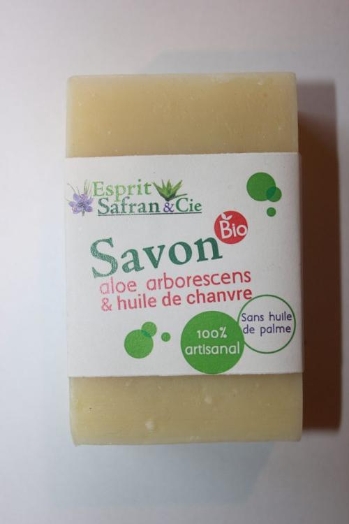 Savon Aloé Arborescens et huile de Chanvre