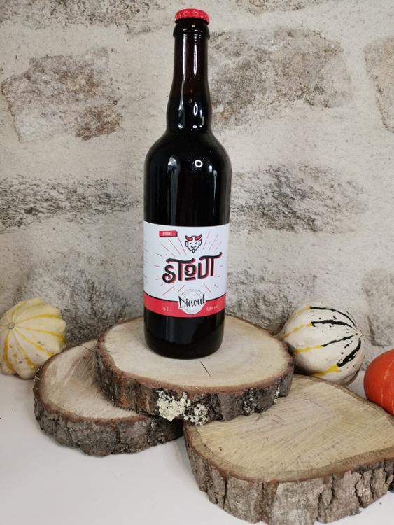 Bière Brune Stout 75 cl-BRASSERIE DIAOUL- retiré