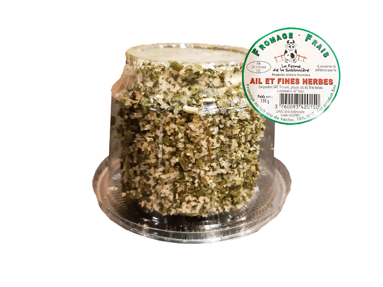 Fromage frais ail & fines herbes 150g