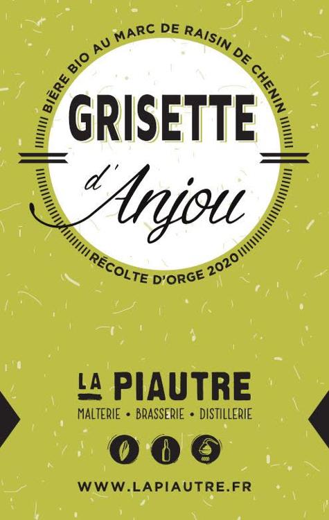 La Piautre Grisette d'Anjou Bio 5.3° - 75 Cl