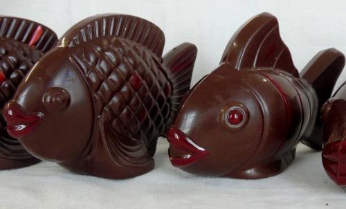 Poisson D'avril Chocolat Noir Garni