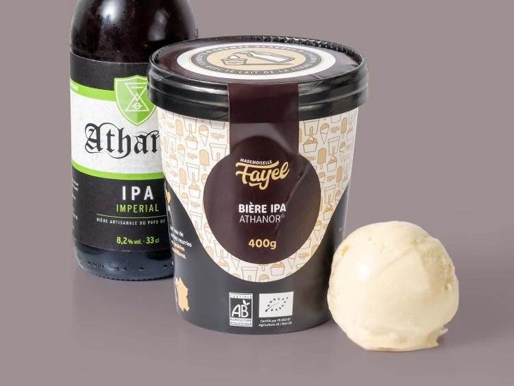 Crème Glacée Bière IPA Athanor