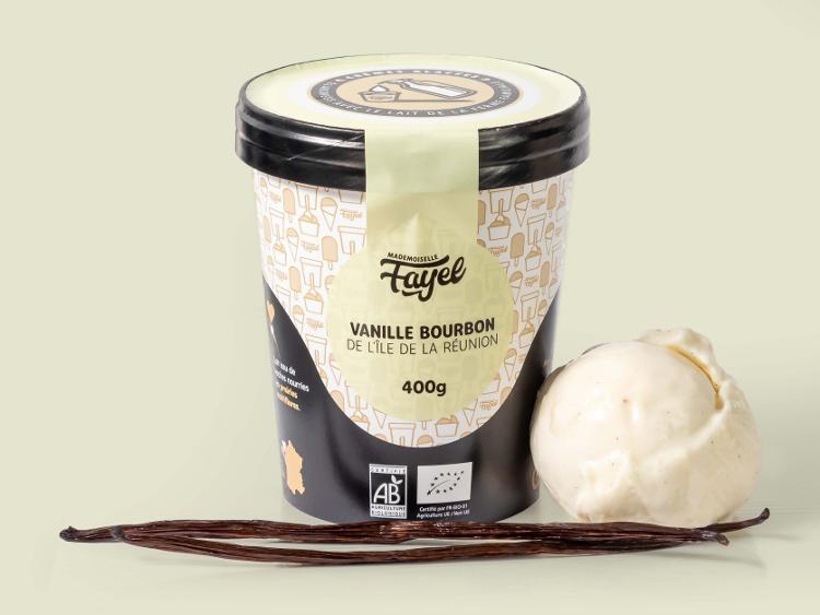 Crème Glacée à la vanille Bourbon de l'île de la Réunion
