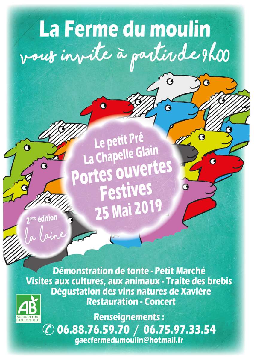 Portes Ouvertes Festives au Petit Pré le samedi 25 mai 2019