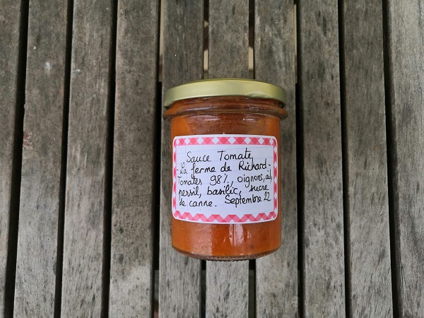 Sauce maison tomates anciennes basilic 200g