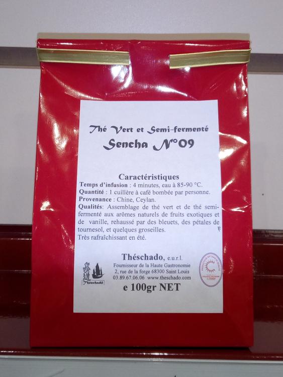 Thé vert semi-fermenté Sencha N°9 100g