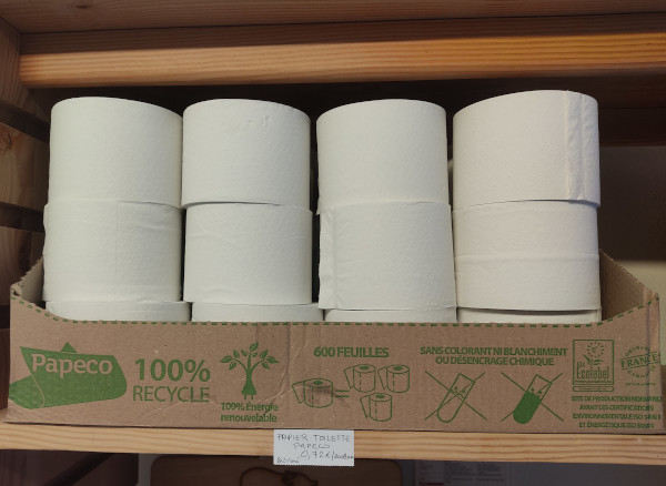 Papier toilette recyclé PAPECO