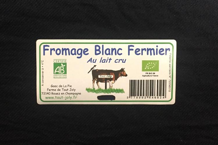 Fromage Blanc Onctueux Vrac