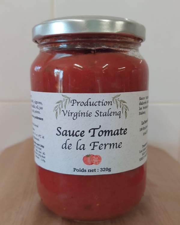 Bocal sauce tomates 3.20 gr