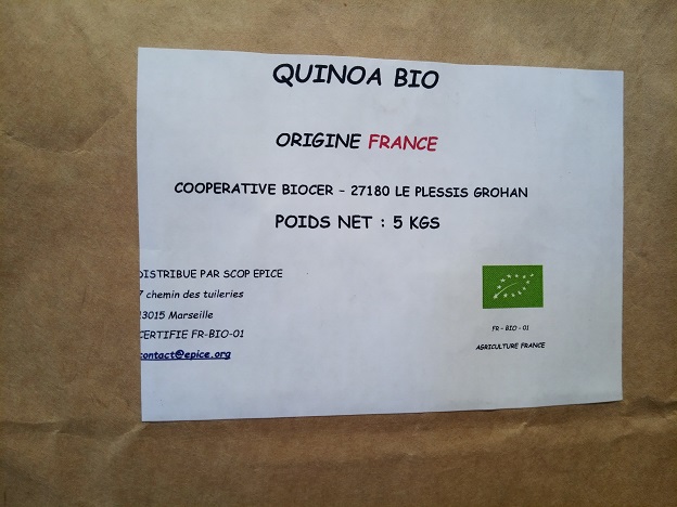 Quinoa Blanc - Bio - Vrac - QUIFRA5K