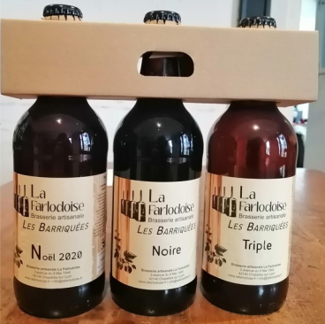 Pack de 3 bières barriquées- La Farlodoise (Nature et Progrès)
