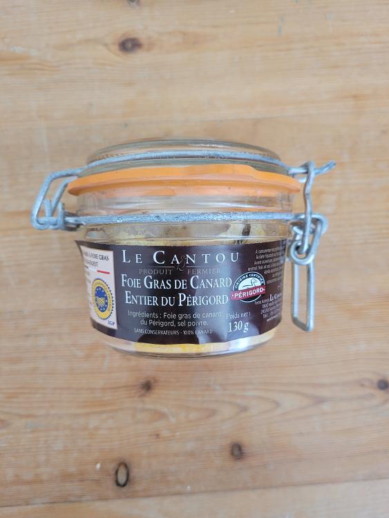 Foie gras de canard entier du Périgord 130g