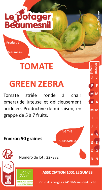 Tomate green zebra
