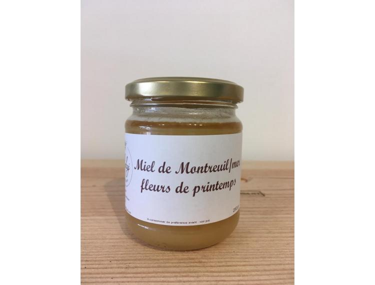 Miel de Montreuil fleurs de printemps pot de 250 gr