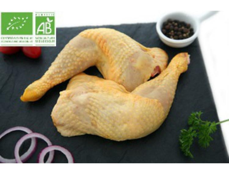 Poulet - Cuisses de poulet biologiques 500g