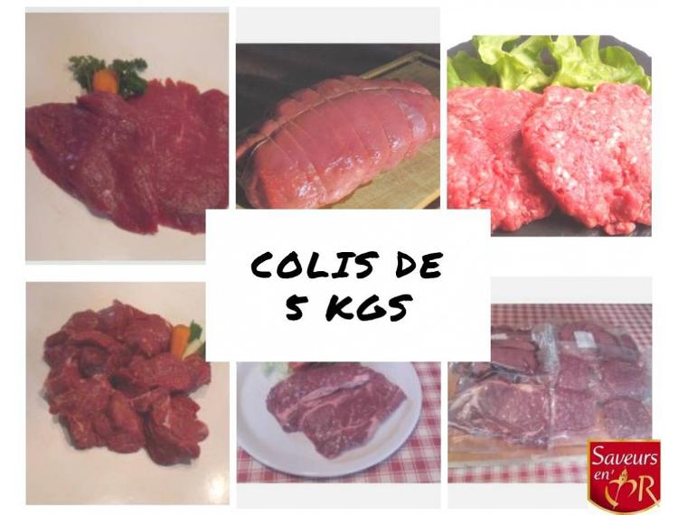 Colis boeuf 5kg BLONDE D'AQUITAINE