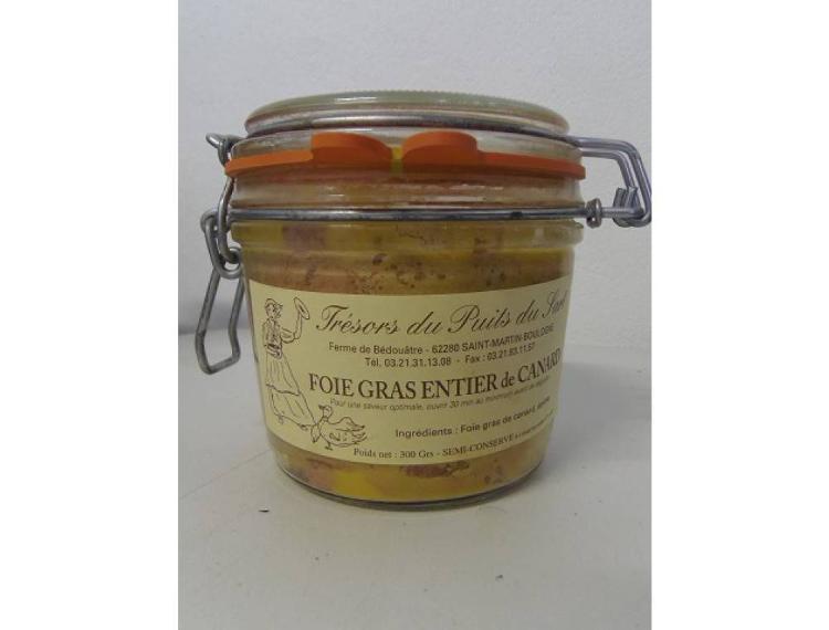Canard - foie gras entier mi-cuit 300g