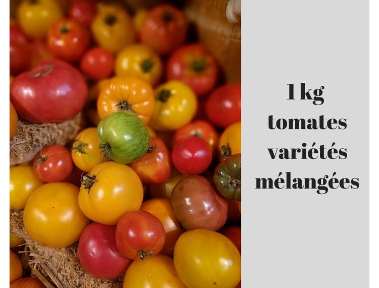 1 kg Tomates coloris mélangé - Jardin de la Molière-SARL Les Jardins de la Molière- retiré