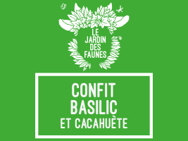 Confit basilic et cacahuète