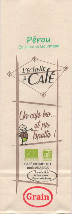 Café Tôpette Bio Pérou - EN GRAINS - 250 G