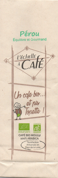 Café Tôpette Bio Pérou Moulu 250 G