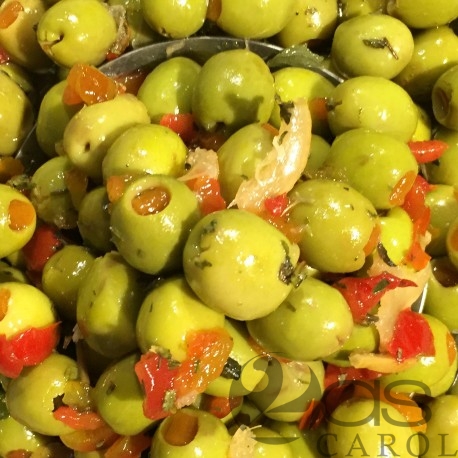 Olives farcies au poivron