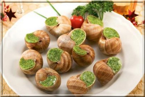 Assiette escargots à la Bourguignonne