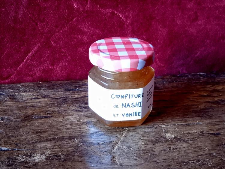 Confiture de nashi à la vanille (45 ml)