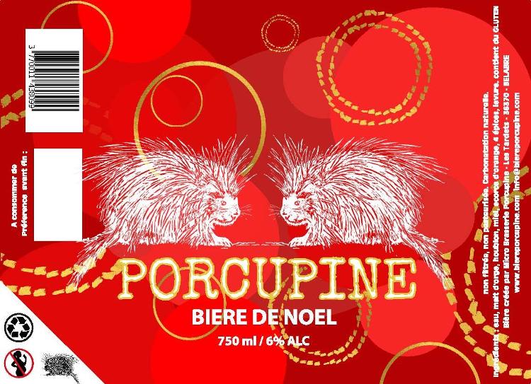 Bière de Noël Pack 3*33cl - BRASSERIE PORCUPINE-Brasserie La Porcupine- retiré