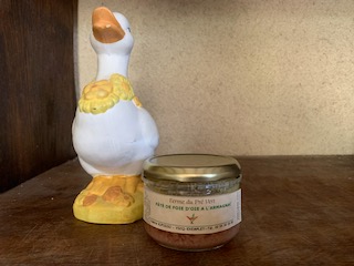 Pâté d’oie au foie gras FERME DU PRÉ VERT bocal 180 gr.
