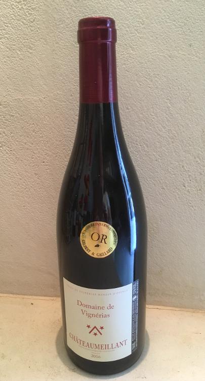 Châteaumeillant rouge 2016 - SCEV CHAZE DE VIGNERIAS MANGIN D'OUINCE - la bouteille (75cl)