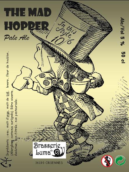 "The Mad Hopper" Pale Ale 3 x 50cl Brasserie du Luma