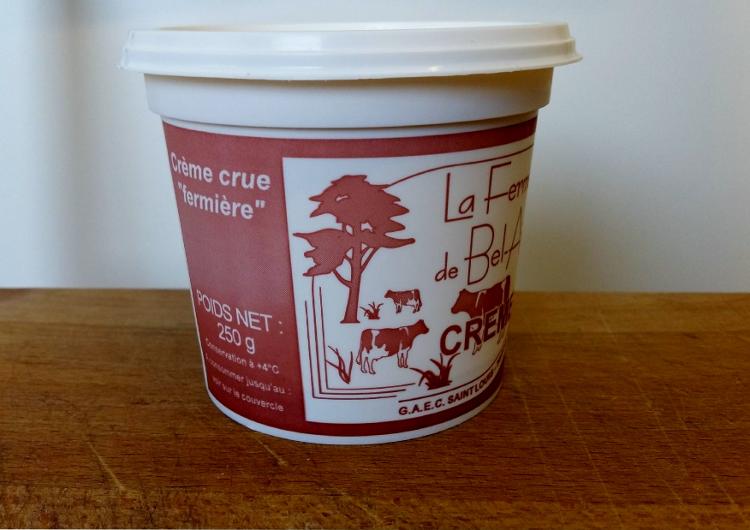Crème fermière GAEC SAINT LOUIS-GAEC ST LOUIS- retiré