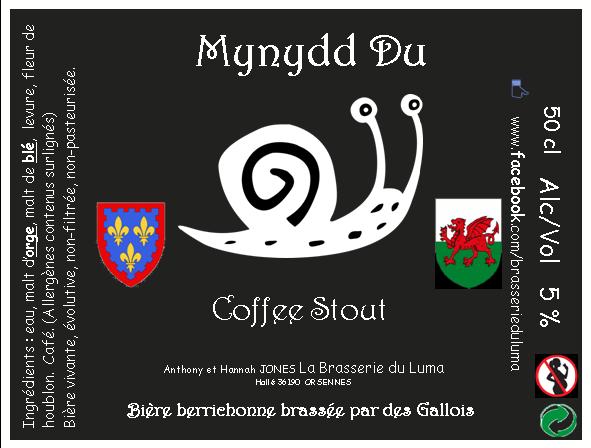 "Mynydd Du" Coffee stout 50cl x 3 Brasserie du Luma-LA BRASSERIE DU LUMA- retiré