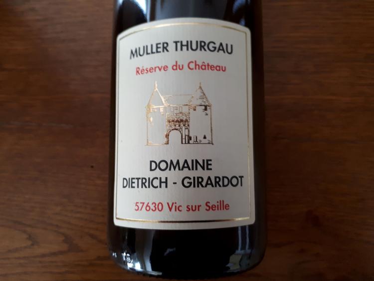 Muller Thurgau Blanc AOC Moselle 2018 Réserve du Château