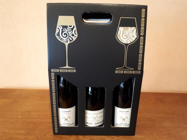 Valisette "FESTIVE" 3 bouteilles Vins de Moselle