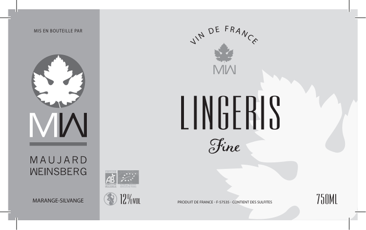 Vin blanc, LINGERIS Fine, 75 cL