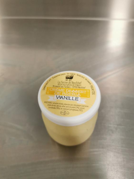Crème dessert de brebis Vanille