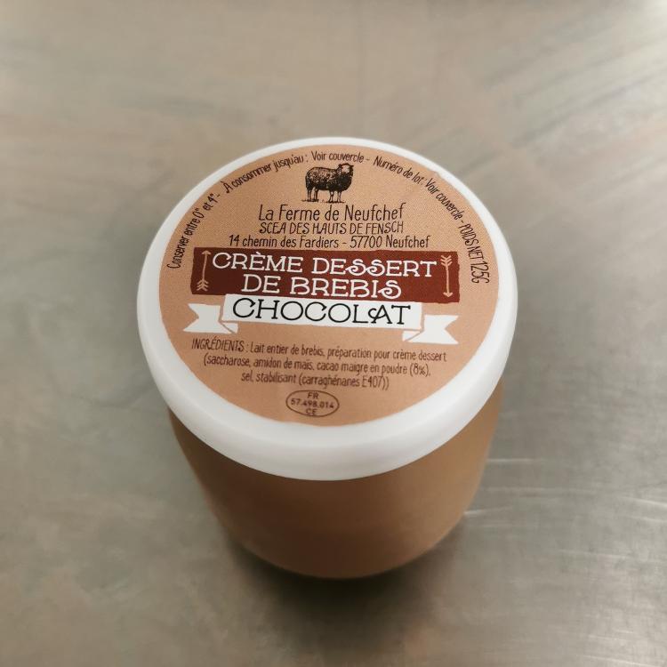 Crème dessert de brebis Chocolat