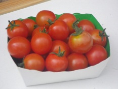 Tomates cerise rouges