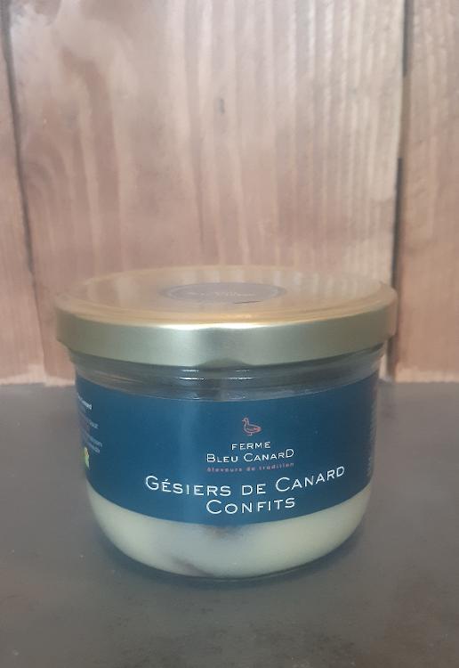 Gésiers confits 250 g - La Ferme Bleu Canard