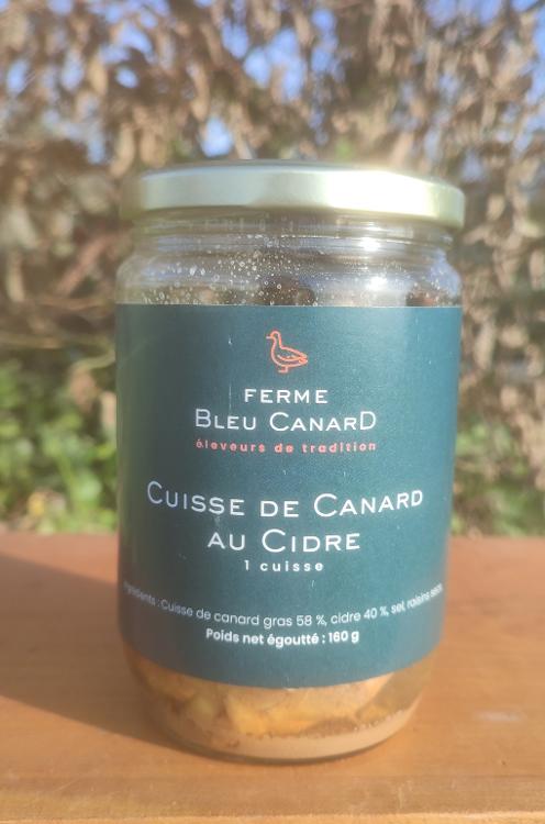 Cuisse de Canard au cidre x 1 - 160g - La Ferme Bleu Canard