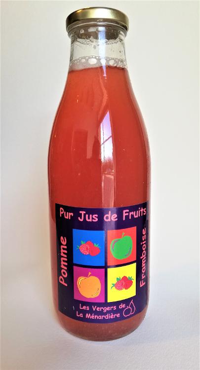 Pur jus de fruits Pomme Framboise - VERGERS DE LA MENARDIERE