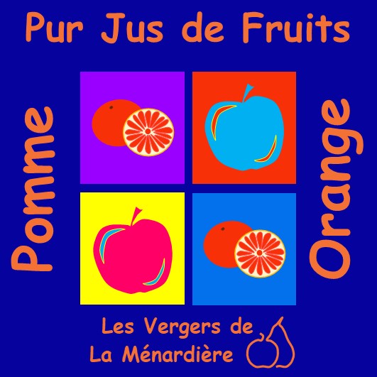 Jus de Pomme Orange - VERGERS DE LA MENARDIERE