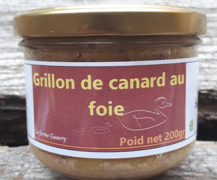 Grillon de canard au foie gras (200 g)