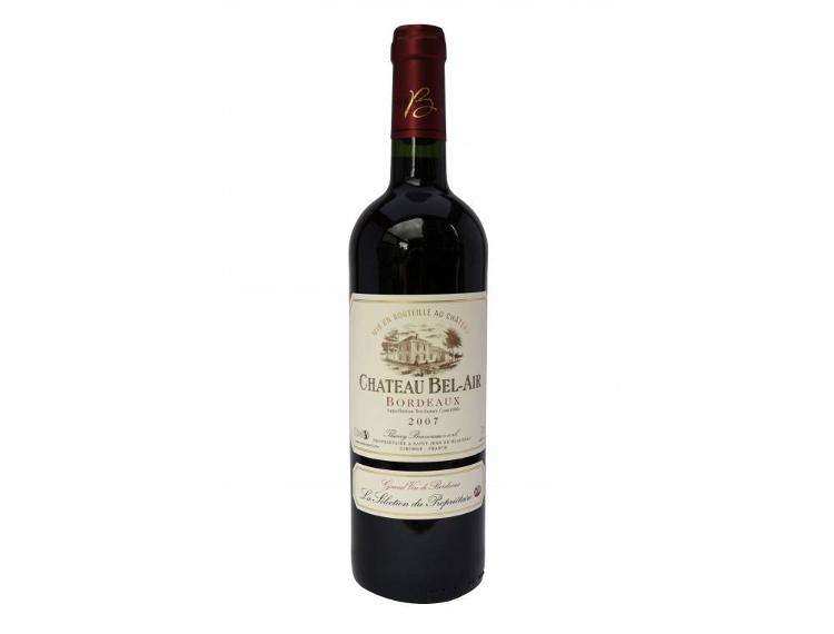 "Château Bel-Air"- AOC Bordeaux Rouge 2015 (3 bouteilles de vin 75cl)