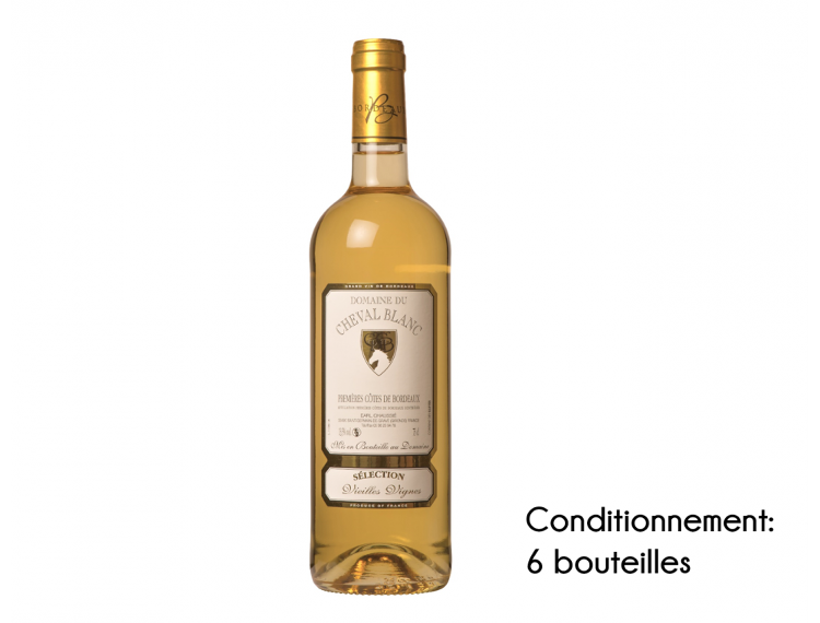 Domaine du Cheval Blanc - "Sélection Vieilles Vignes" 2020 - Premières Côtes de Bordeaux Blanc (caisse de 6 bouteilles de 0.75L)