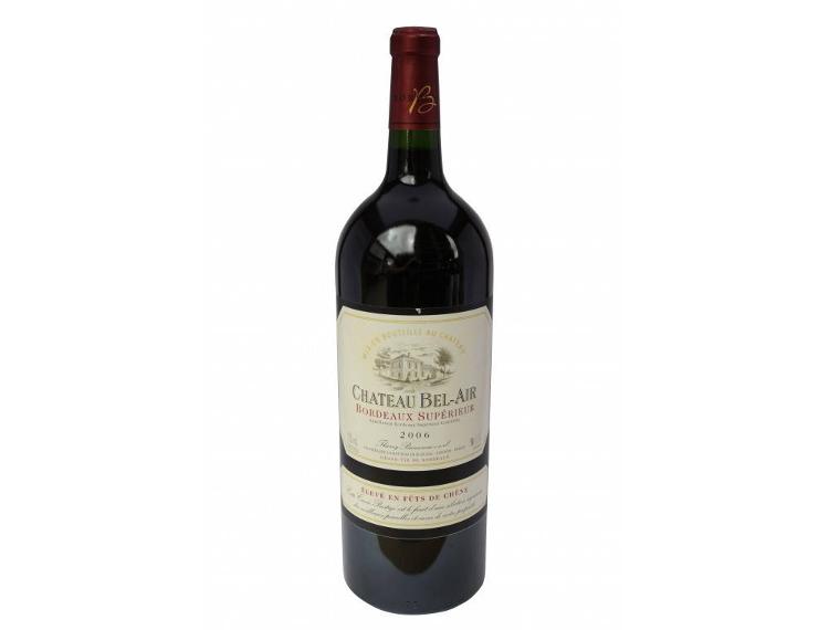MAGNUM "Château Bel-Air"- AOC Bordeaux Supérieur Rouge 2010 (Caisse bois de 1 bouteille de 1,5L)