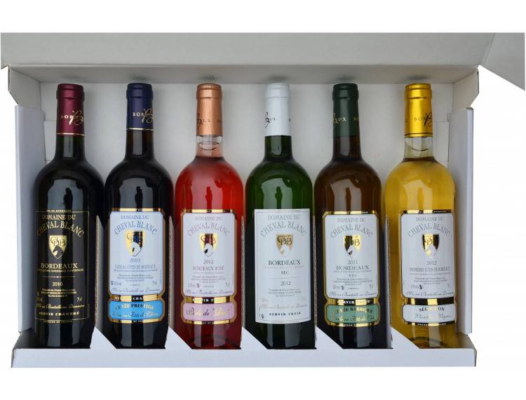 Domaine du Cheval Blanc Coffret découverte (6 bouteilles de 0.75L)