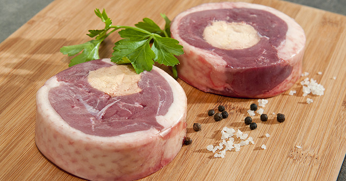 Rôti de magret au foie gras (950g) pour 4-5 personnes